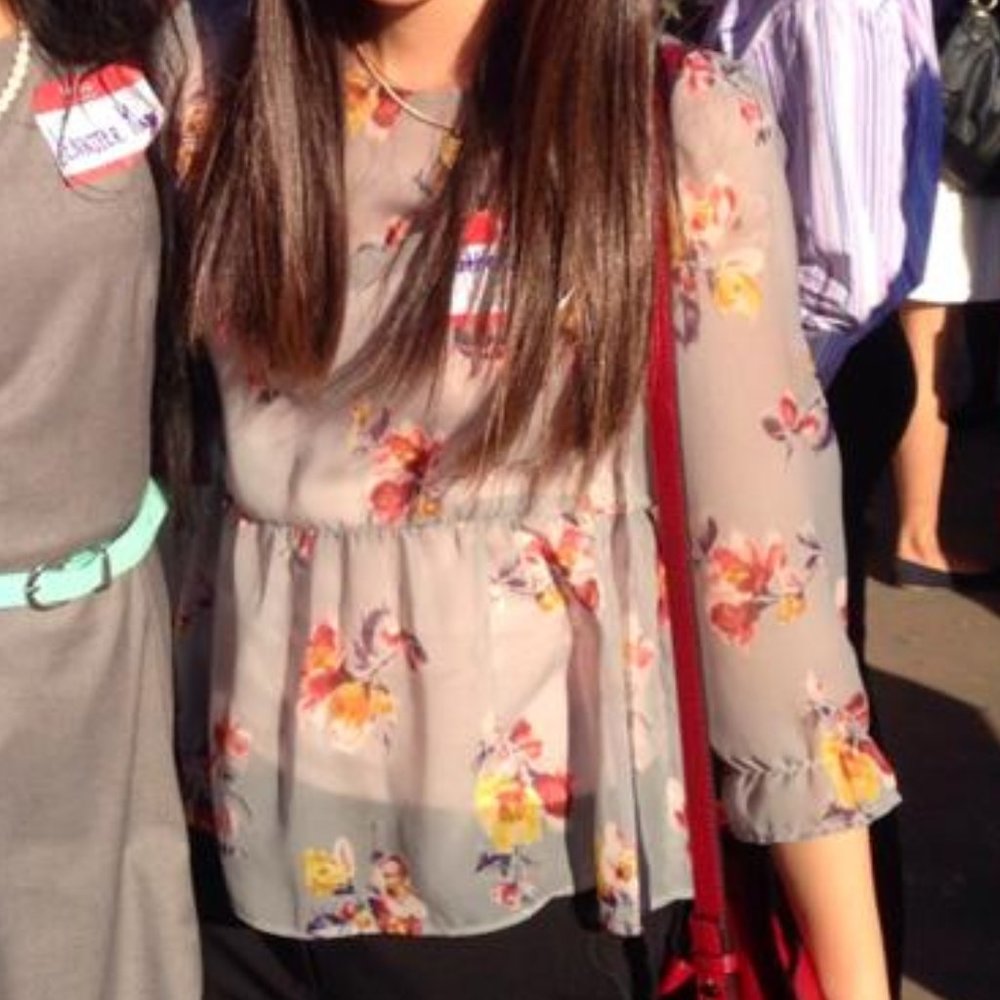 ZARA Floral Blouse